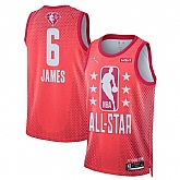 Lakers 6 Lebron James Red 2022 NBA All-Star Jordan Brand Swingman Jersey,baseball caps,new era cap wholesale,wholesale hats